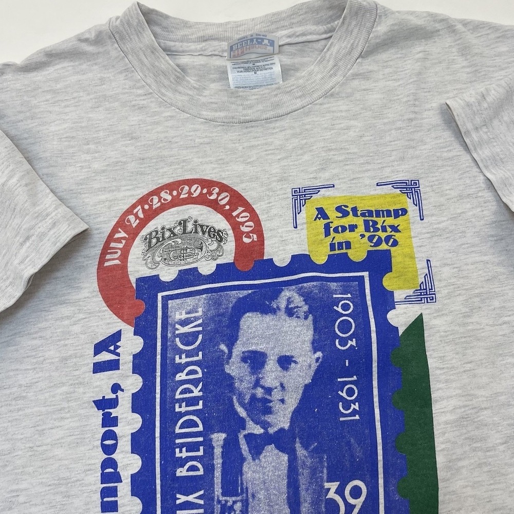 Vintage‎ 1996 Bix Beiderbecke Memorial Jazz Festival T-shirt